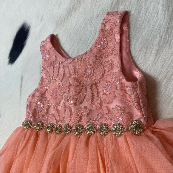 American Princess dress ball gown layered tulle, bling, lace, and sparkles - Picture 5 of 7